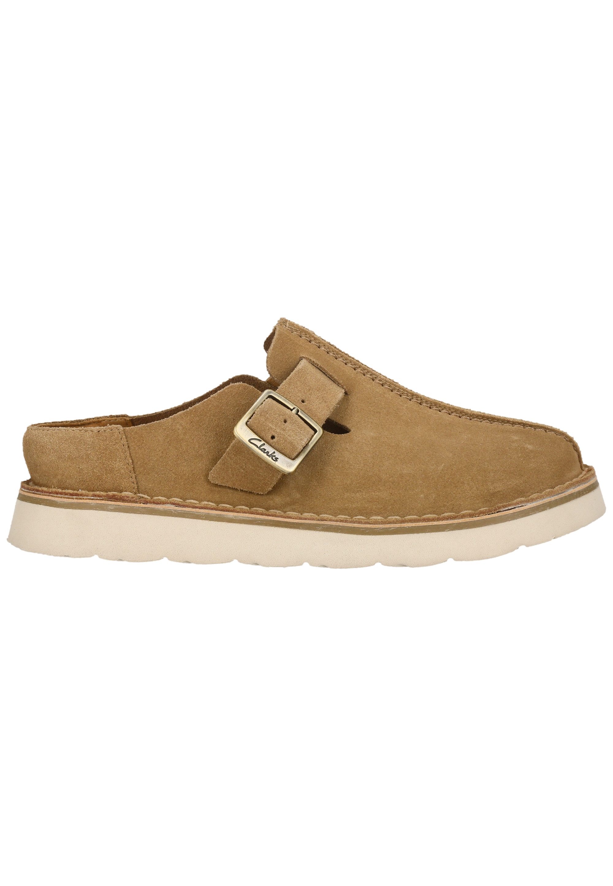 Clarks Solsbury Mule Hausschuh mit Stitch-down-Konstruktion