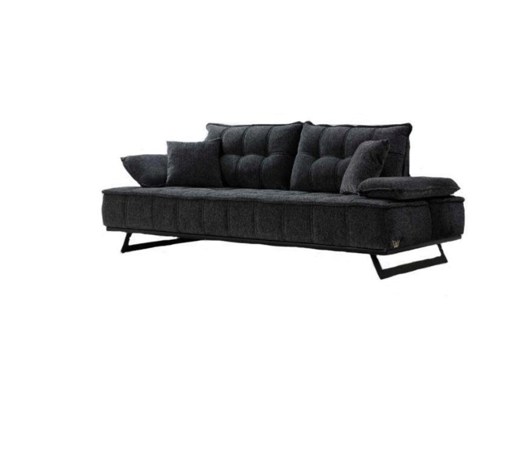 JVmoebel Wohnzimmer-Set Luxus, Made 3 Sessel Sofa 3+3+1 Sitzer/Sessel), Sofagarnitur Sofa Sitzer Komplett in (3-St., Modern Textil Europa 2x