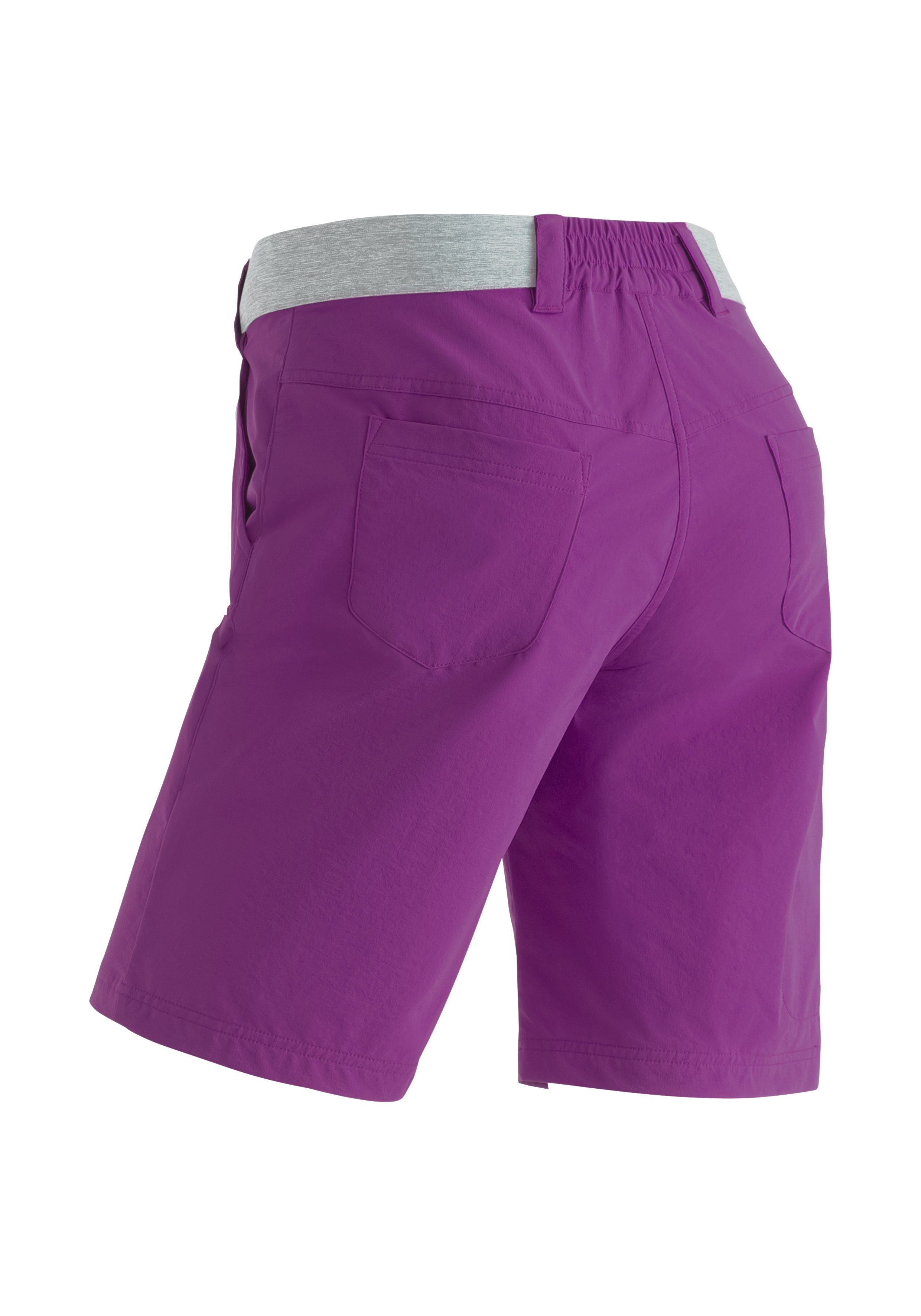 Maier trocknend Funktionsshorts schnell Norit Short W Sports besonders purpurviolett