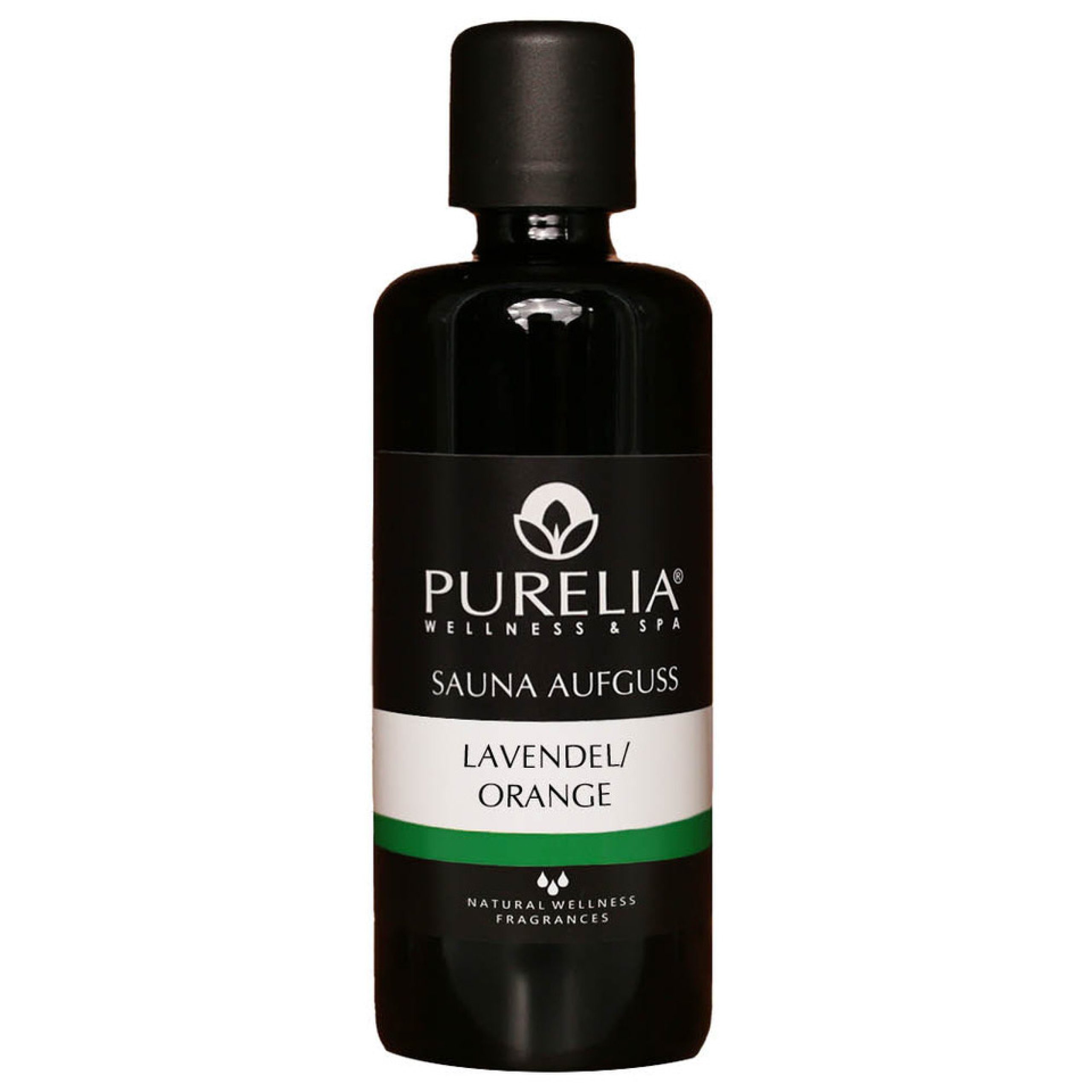 Purelia Aufgusskonzentrat PURELIA Saunaaufguss Konzentrat Lavendel-Orange 100 ml natürlicher