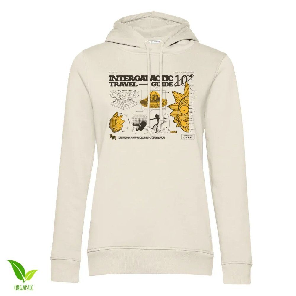 Rick and Morty Hoodie Intergalactic Travel Guide Girly Hoodie