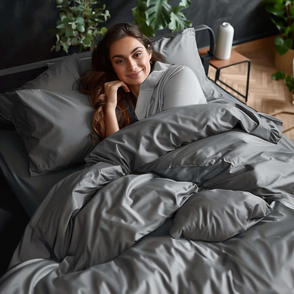 twenty:three® Bettwäsche Lyocell Bettwäsche Dark Gray, günstig online kaufen