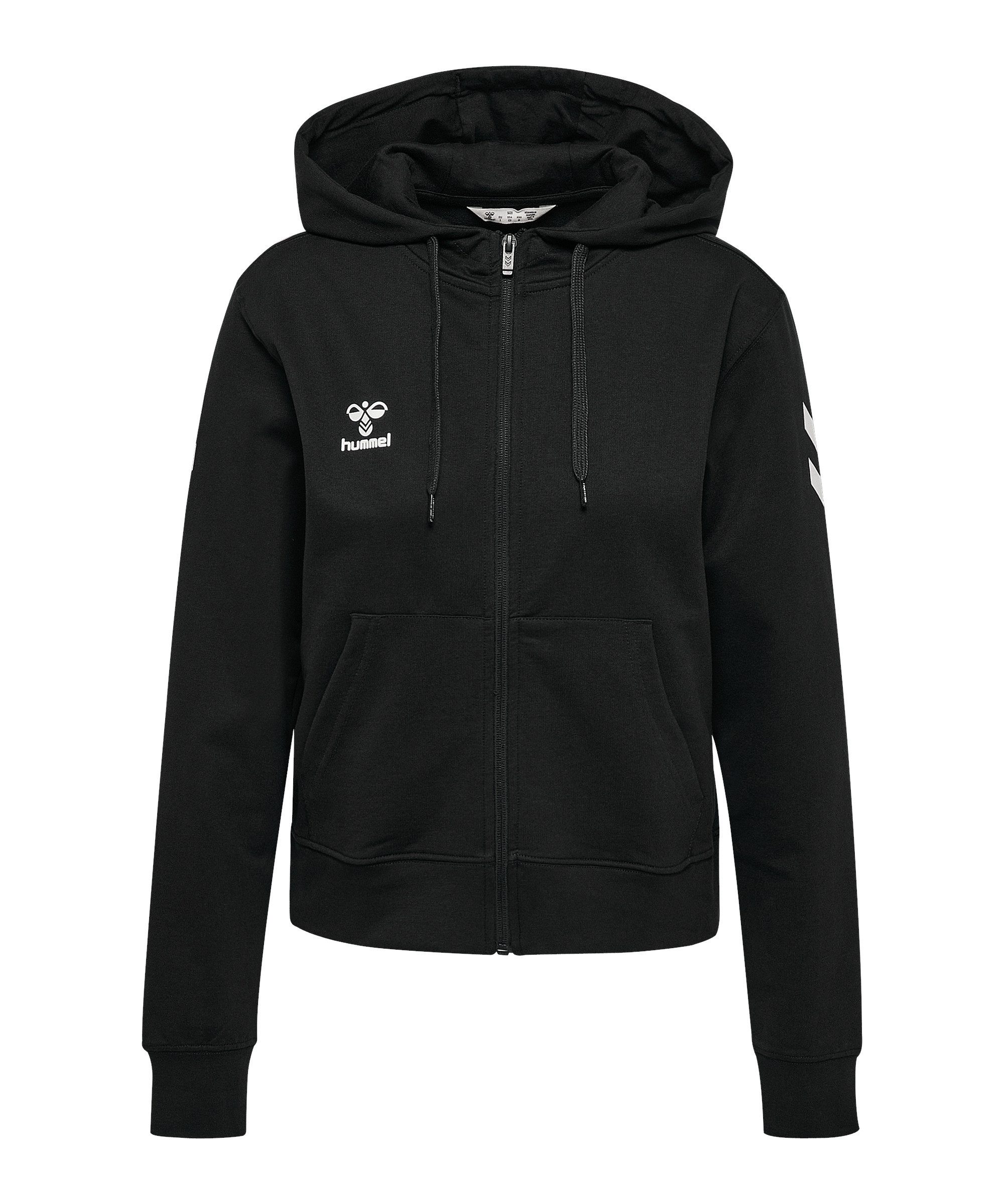 hummel T-Shirt Hummel Go 2.0 Chevron Kapuzenjacke Damen Baumwolle