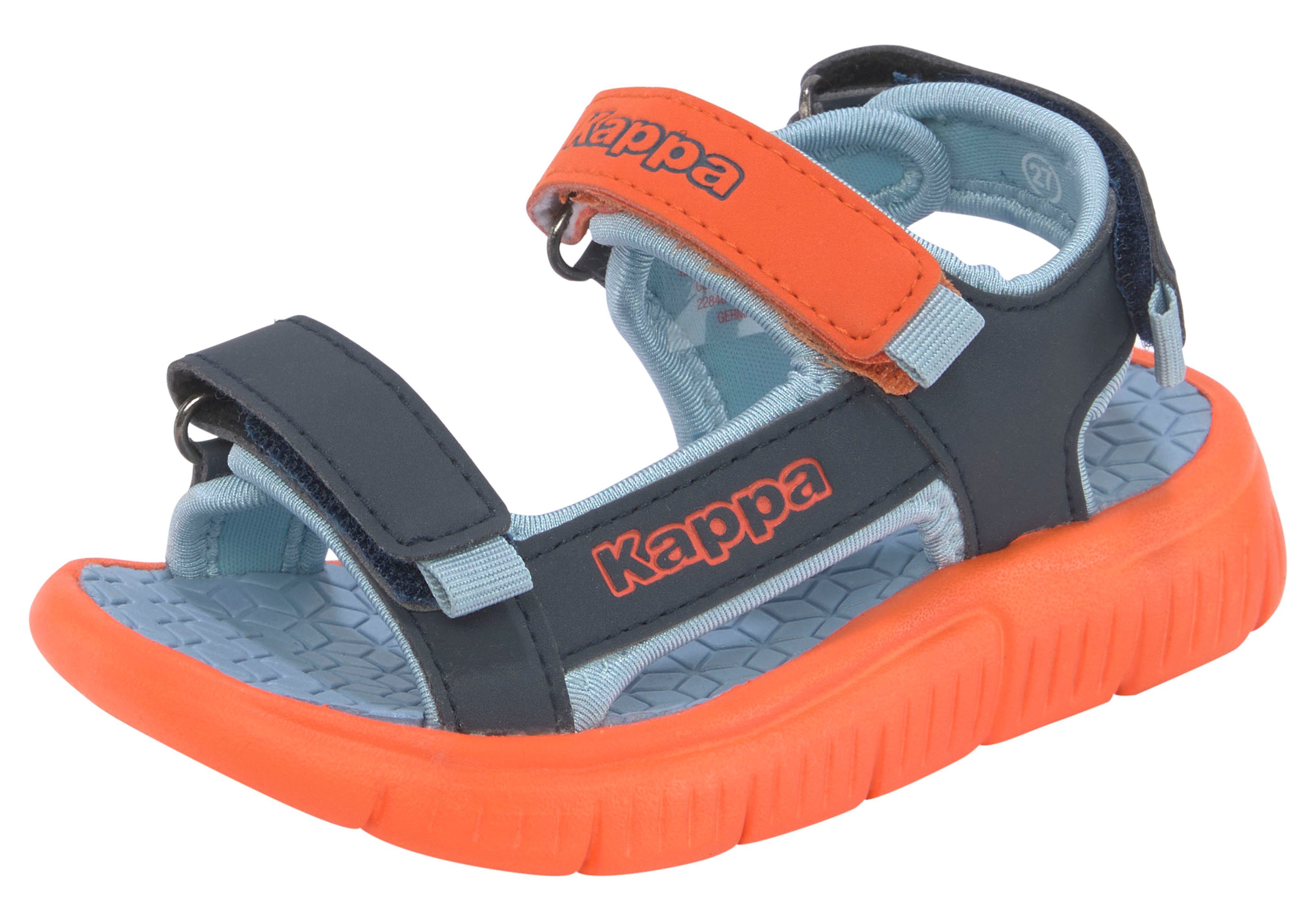 Kappa Sandale mit Klettverschluss navy-orange