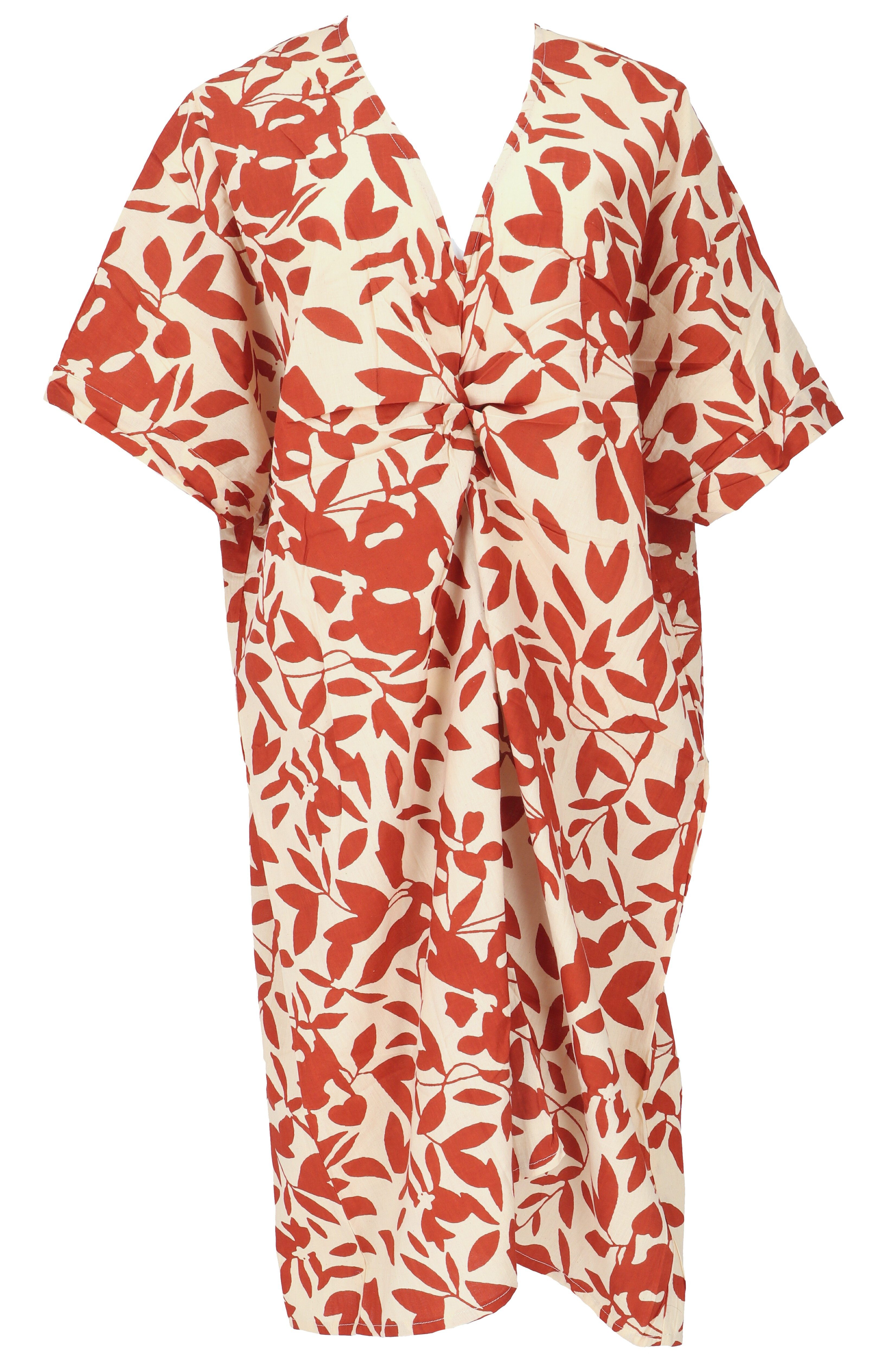 Guru-Shop Midikleid Lockeres Oversize Kaftankleid, Plus size Kleid.. altern günstig online kaufen