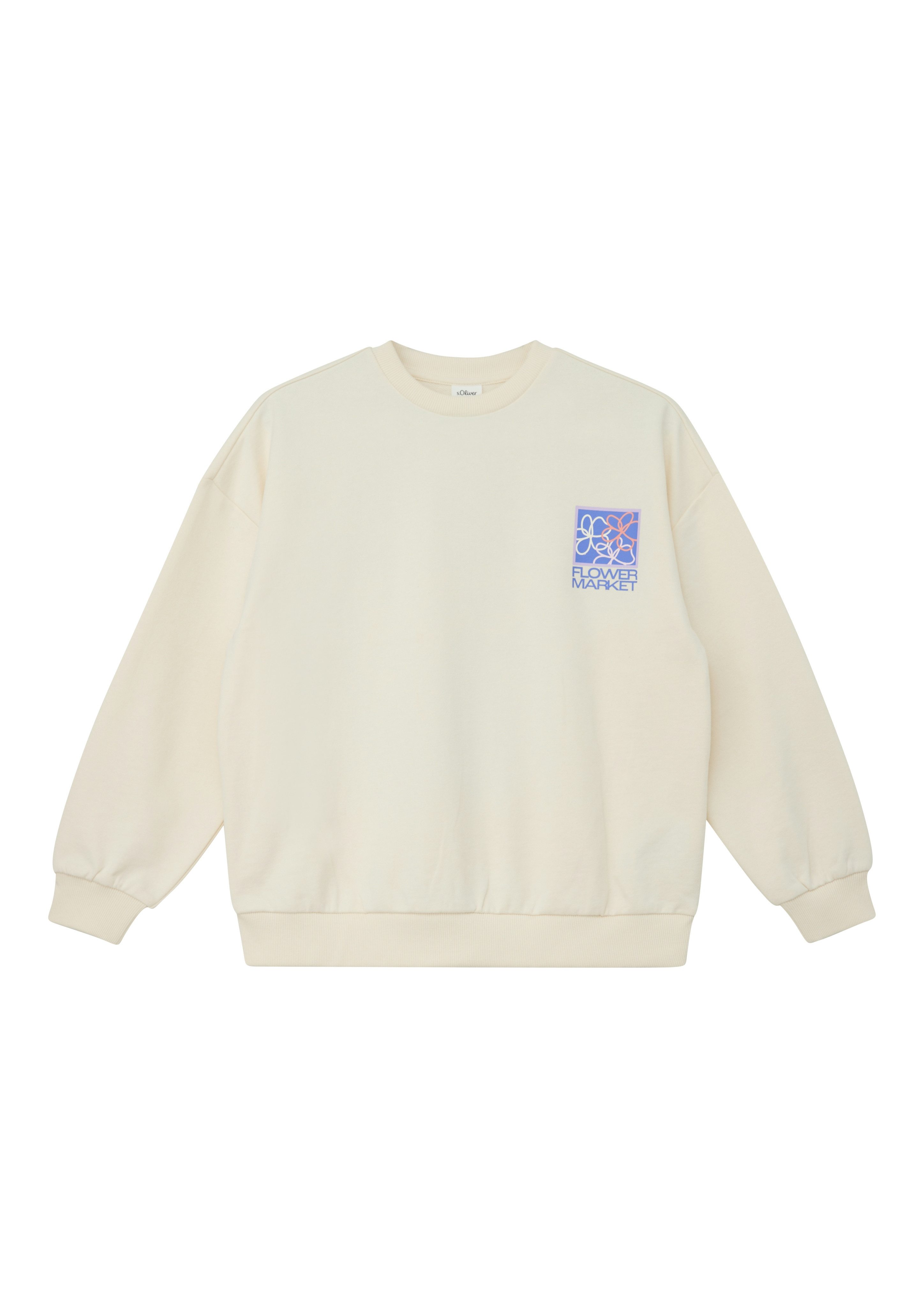 s.Oliver Junior Sweatshirt mit kleinen Frontprint