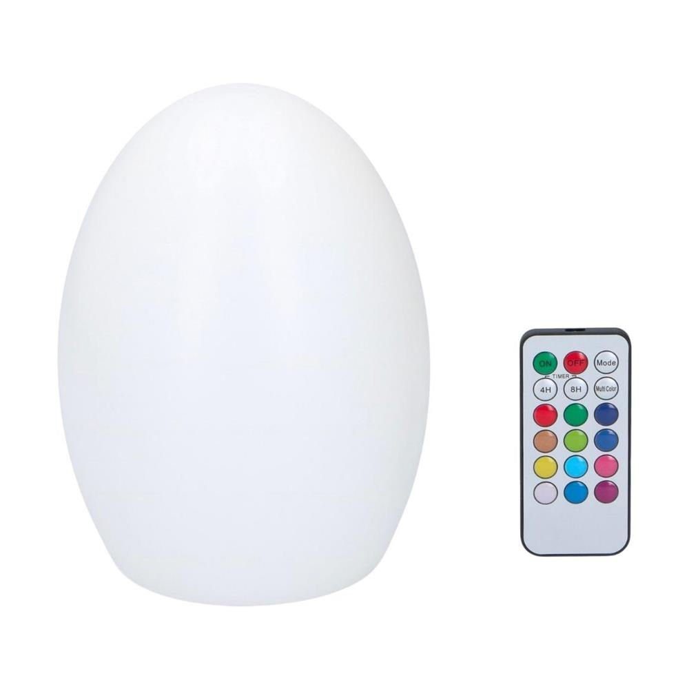 Spetebo LED Nachtlicht LED Leuchtball multi color mit Fernbedienung 19 cm, Farbwechsel, Dimmer, Multicolor, LED fest verbaut, multi color, mehrfarbig, bunt, Nachlicht Tisch Leuchte mit Farbwechsel