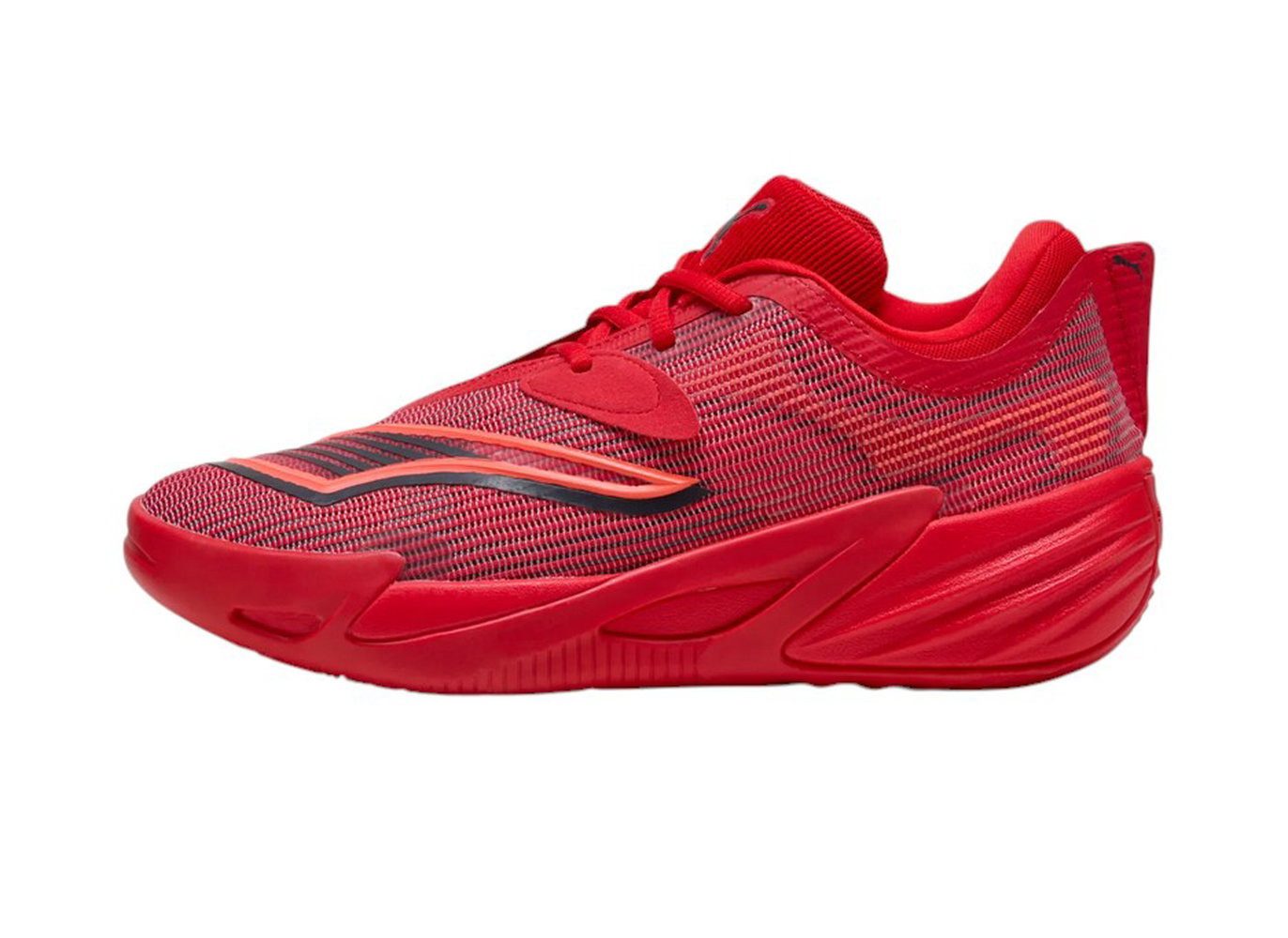 PUMA Hallen-Indoorschuhe All-Pro 2 (Basketball) rot Herren Badmintonschuh