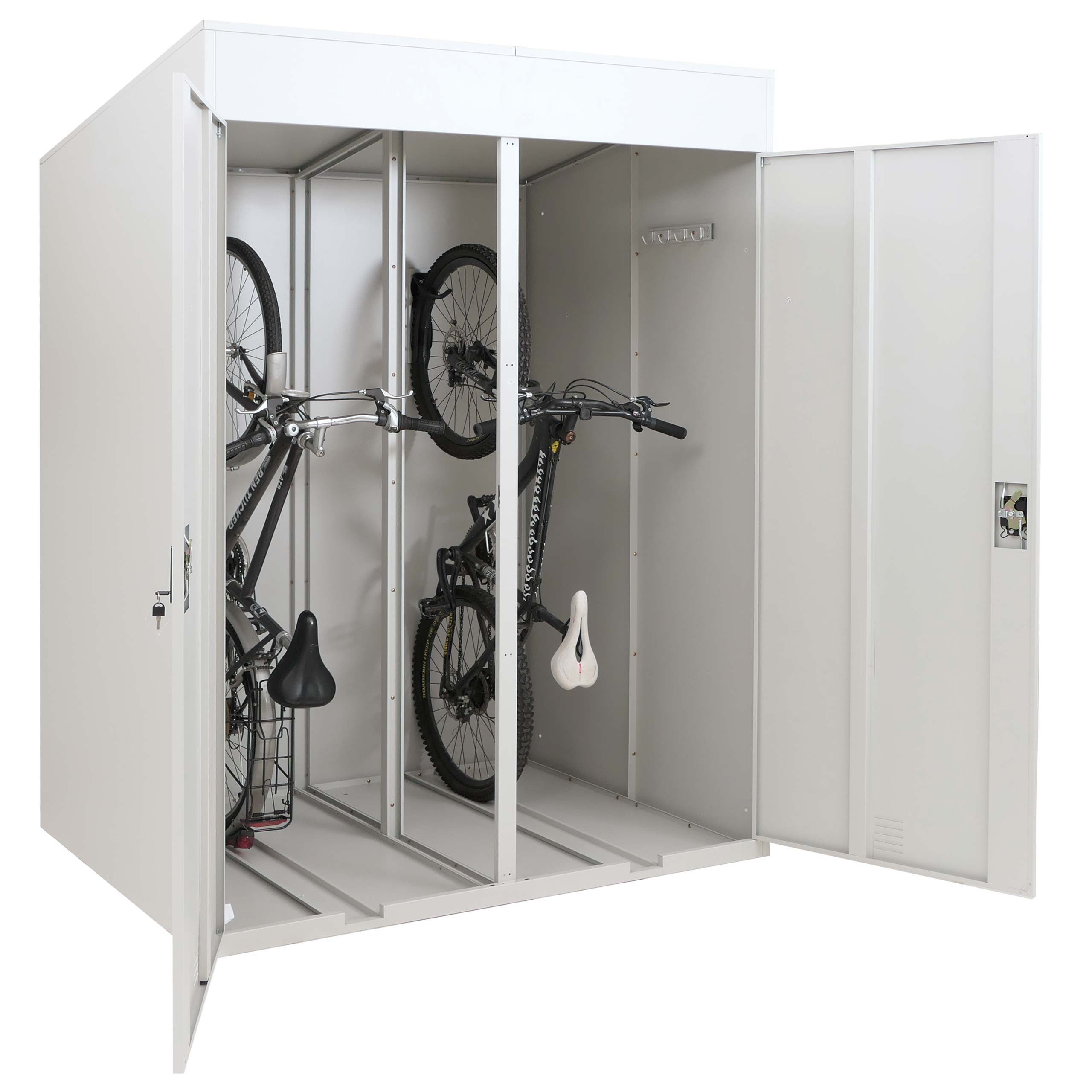 MCW Fahrradbox MCW-H66b (1 St), Abschließbare Türen, Wetterfestes Design sorgt für optimalen Schutz