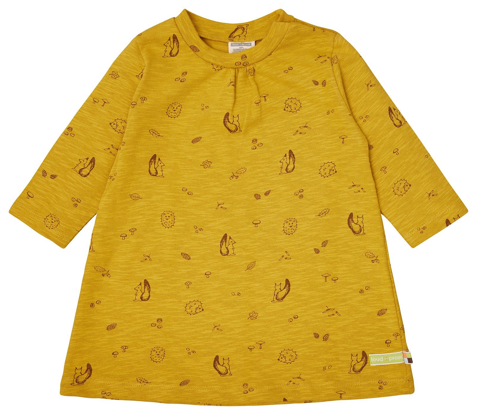 loud + proud Jerseykleid aus Slub-Jersey mit Druck mit Druck