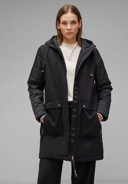 STREET ONE Allwetterjacke Softshell Mat Mix Parka with T