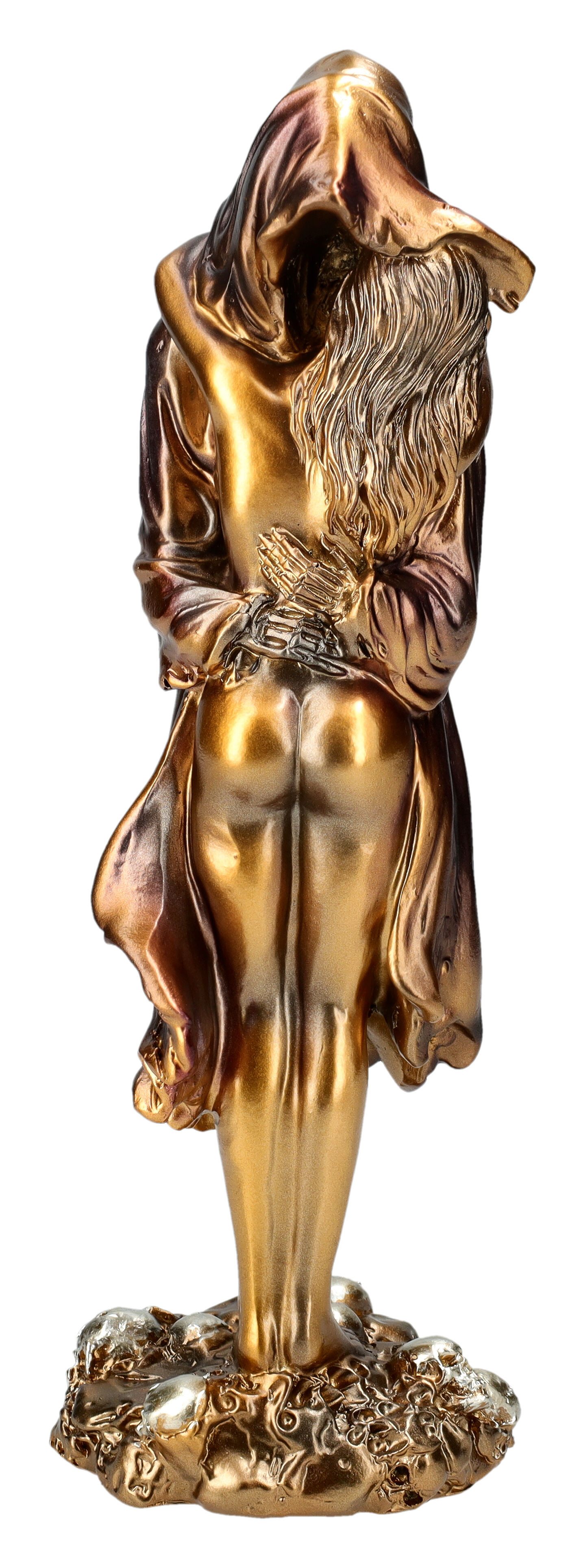 Figuren Shop GmbH Dekofigur Final Embrace Skulptur – Sensenmann & Frau 26 cm Dekofigur Gothic