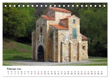 CALVENDO Wandkalender Nordspanien (Tischkalender 2024 DIN A5 quer), CALVENDO Monatskalender