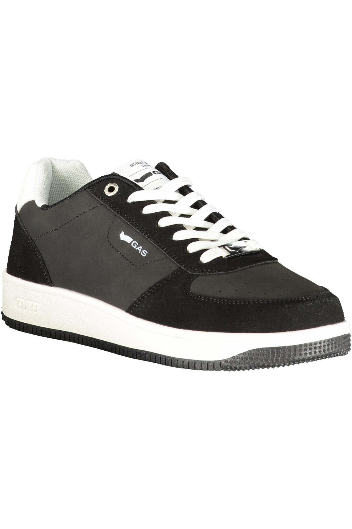 GAS Sneaker Herren Sportschuh Schwarz mit Kontrasten und