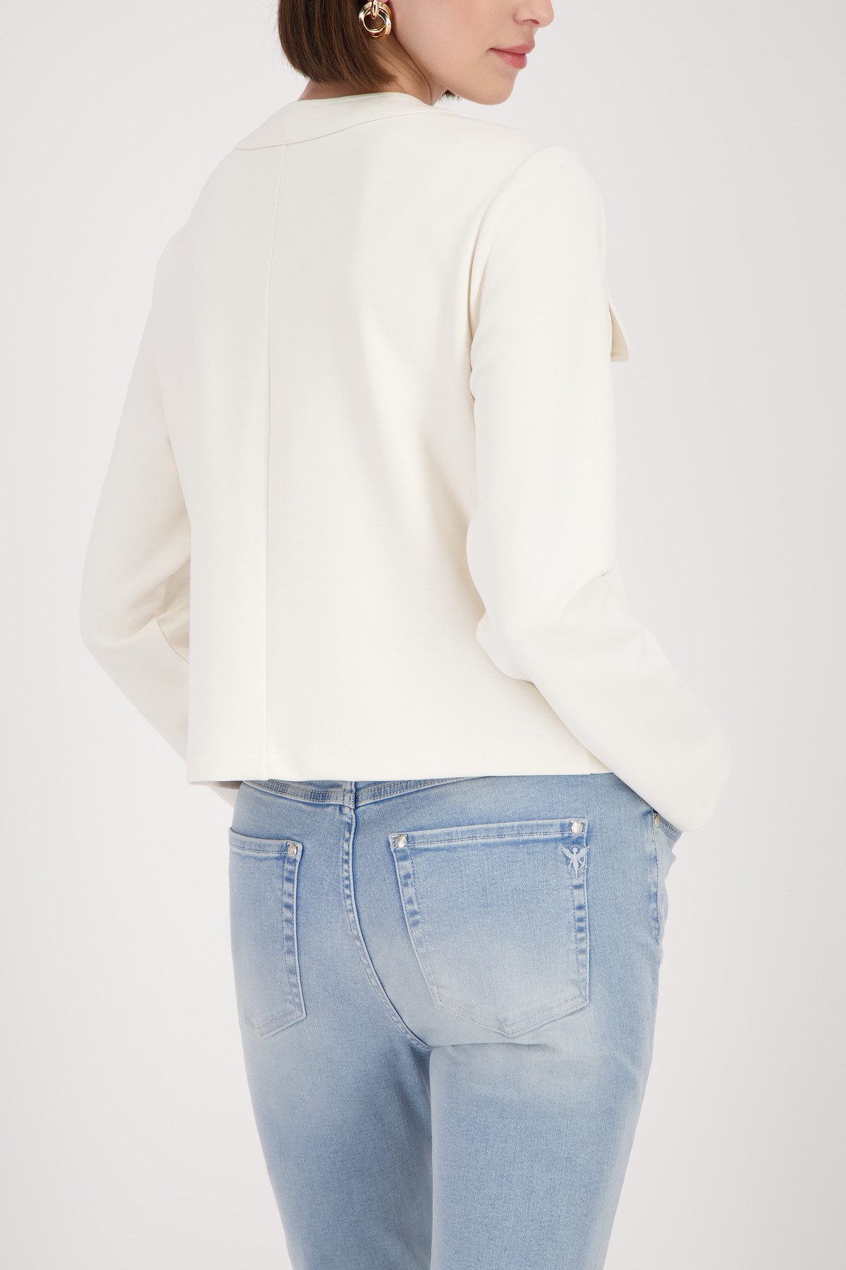 Monari Anorak Sweat Jacke mit Pattentaschen