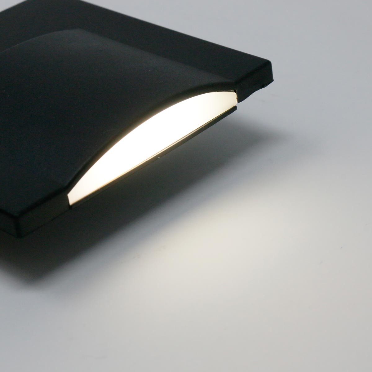 Kanlux LED Wandleuchte Stufenlicht ERINUS black, 15lm neut.weiß, 12V 0,8W, neutralweiß
