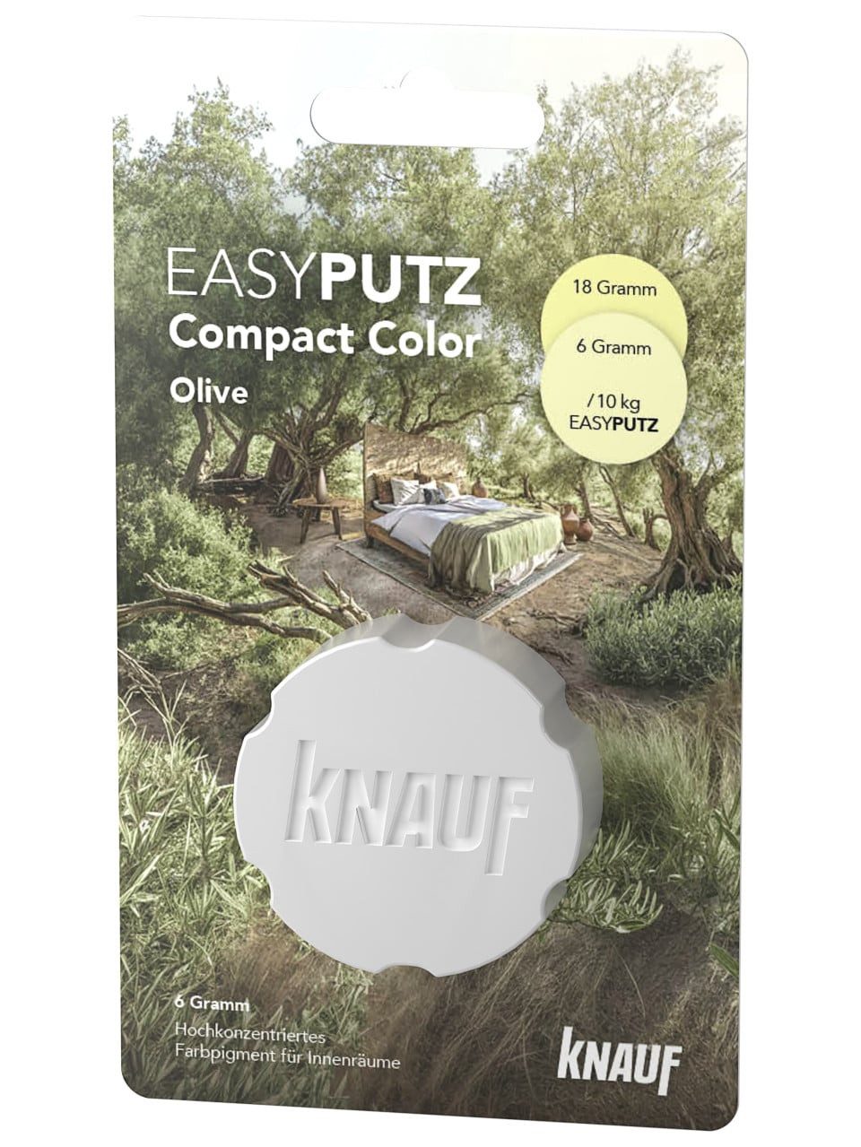 KNAUF Gips-Kalk-Putz Knauf Farbpigment Compact Color oliv 6 g