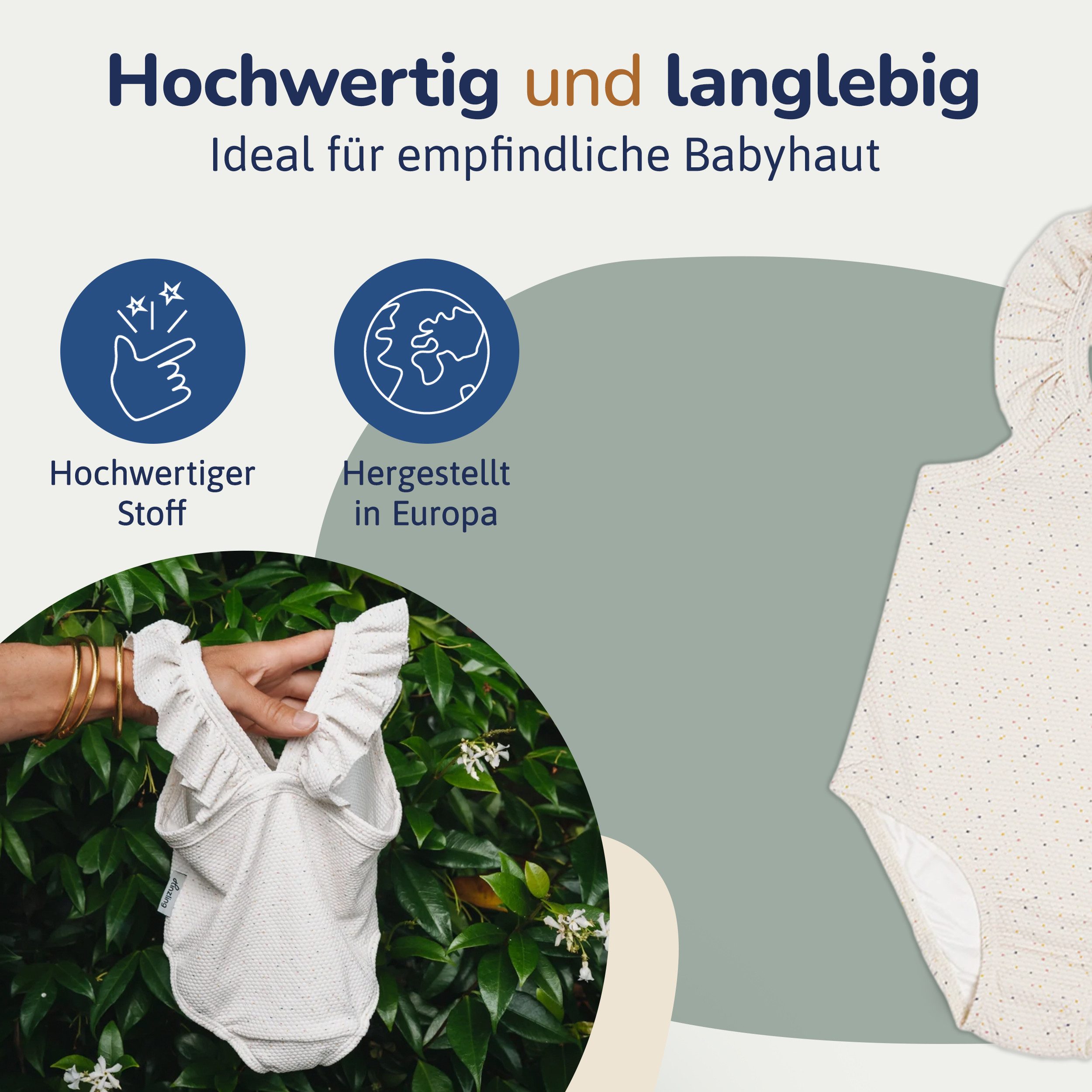 Hinzling Badeanzug Kinder – UV Schutz UPF 50+ – Schwimmanzug Kinder schnell trocknend