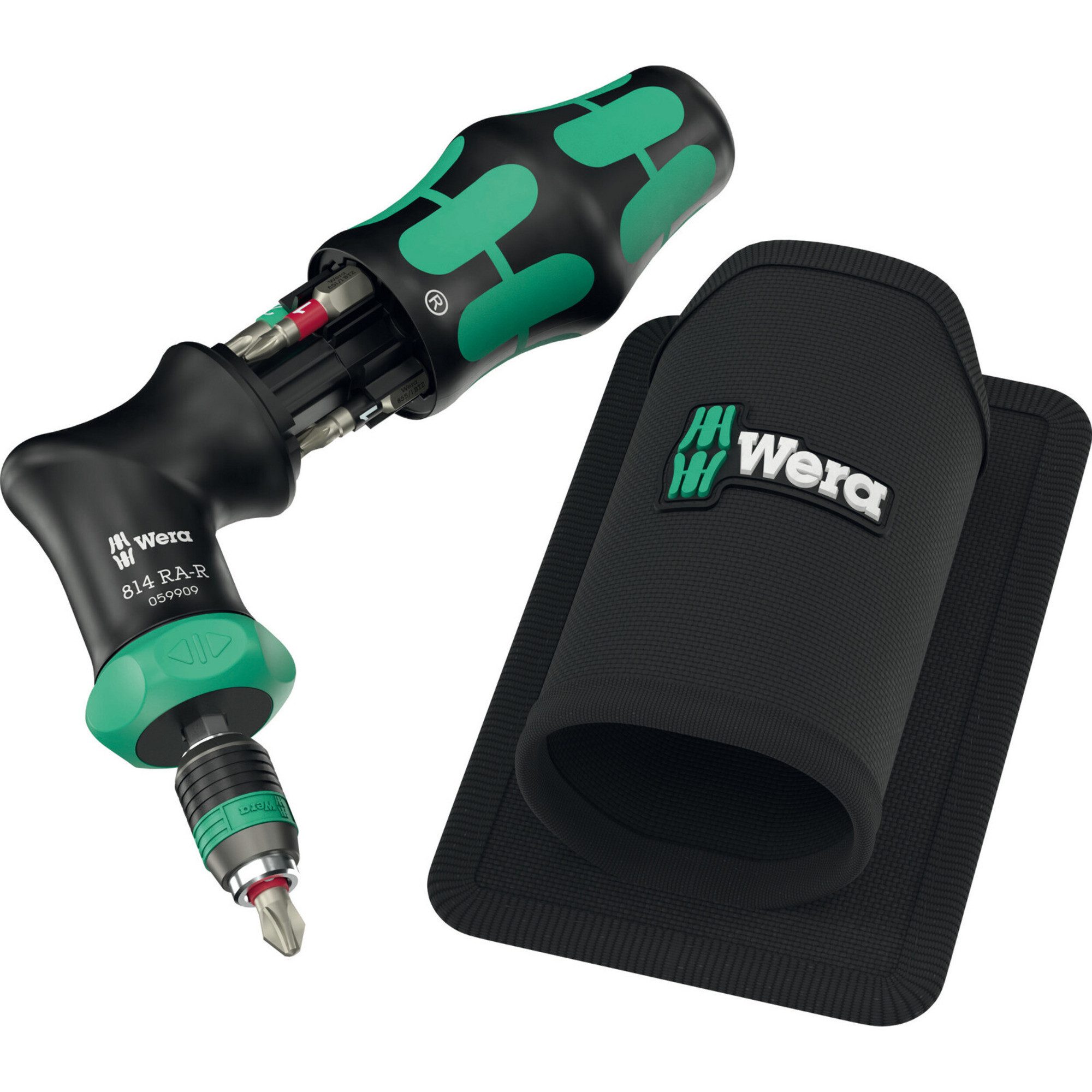 Wera Schraubendreher Wera Kraftform Kompakt Pistol RA-R 1, Bit-Satz