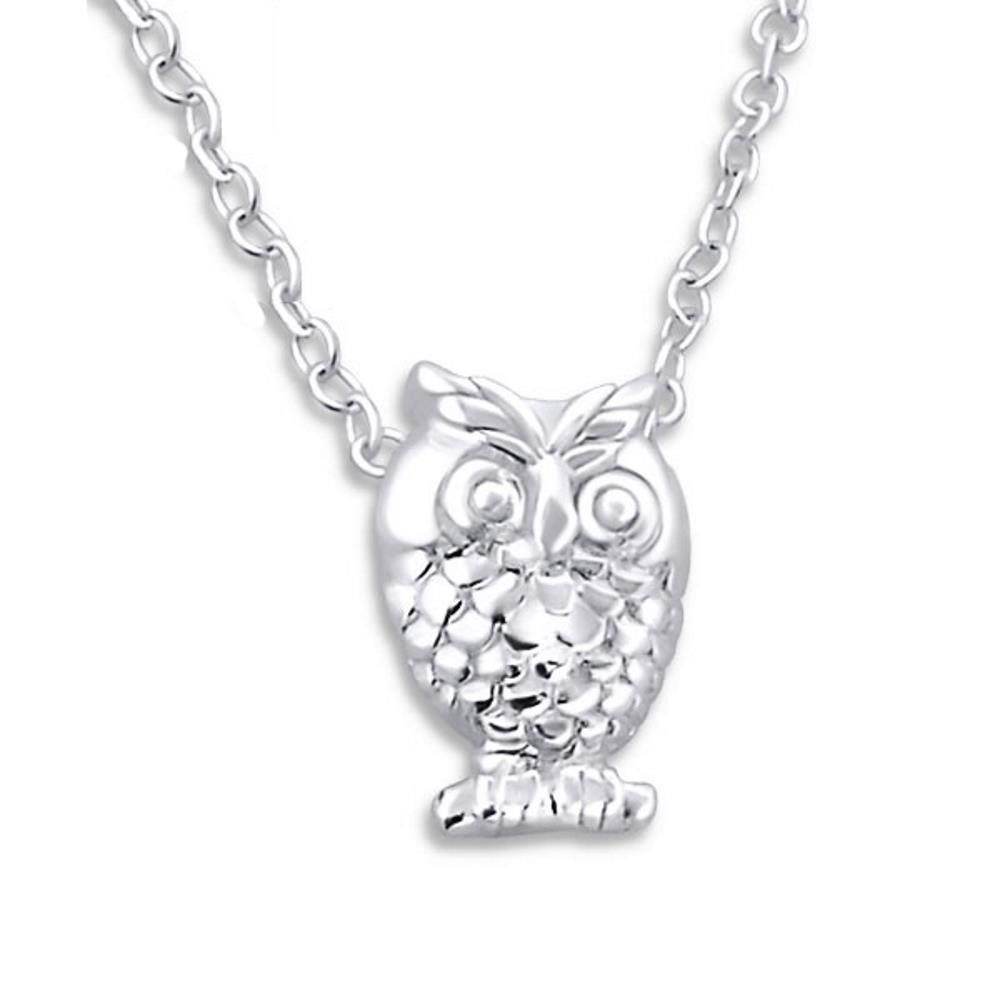 Ketten-Set Kette Eule aus 925 Silber für Damen