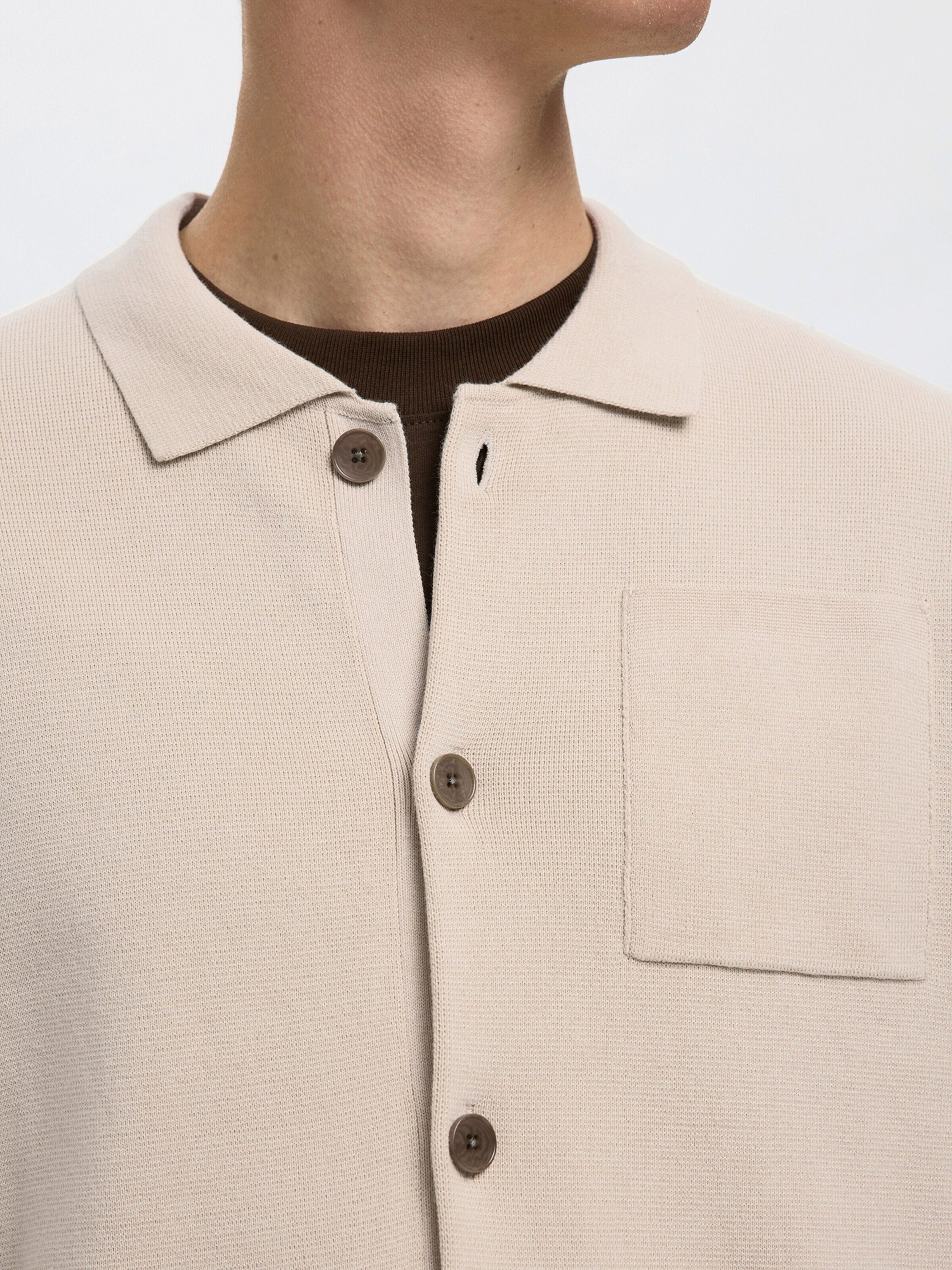 Selected Strickjacke SLHMIKE (1-tlg) Plain/ohne Details