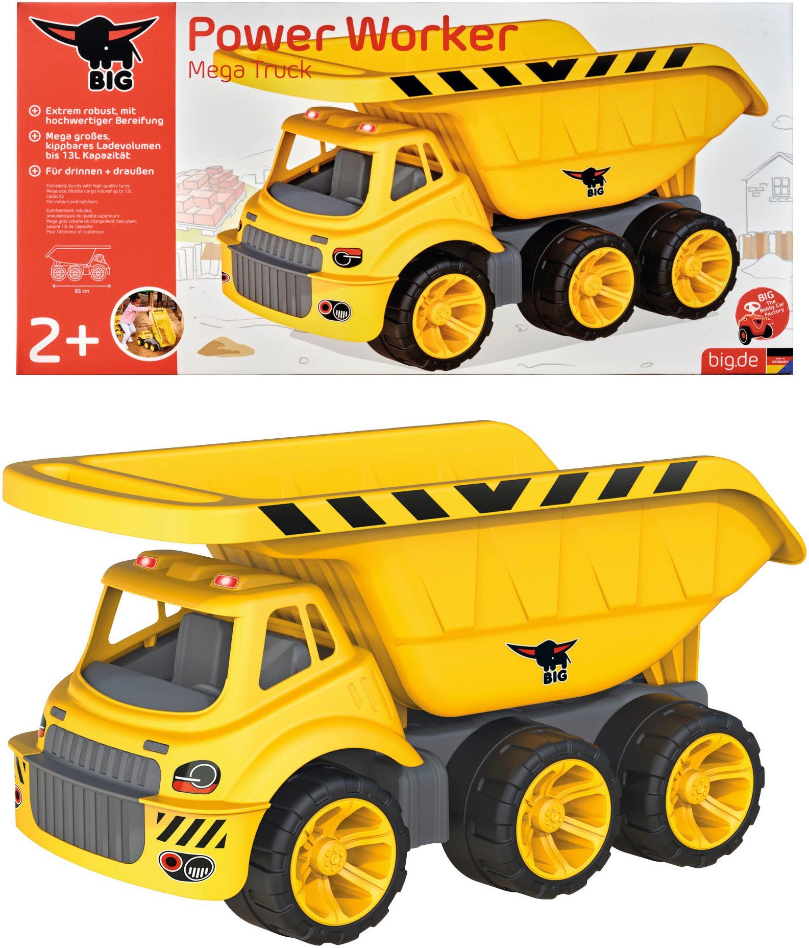 BIG Spielzeug-Baumaschine BIG Power Worker Mega Kipper, Made in Germany günstig online kaufen