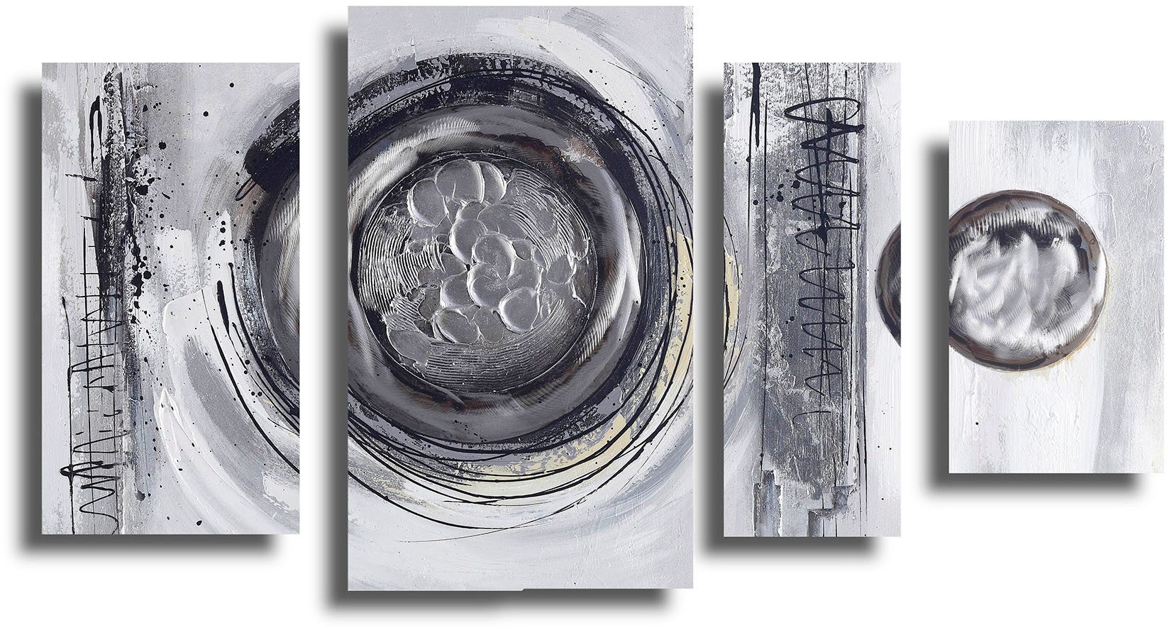 Bönninghoff Ölgemälde, Abstrakt, Abstrakte, Formen, Gemälde, Kunst (1 St), jedes Bild ein Unikat