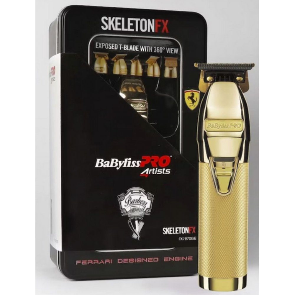 BaByliss Beauty-Trimmer Pro 4Artists SkeletonFX - Präzisionstrimmer - gold
