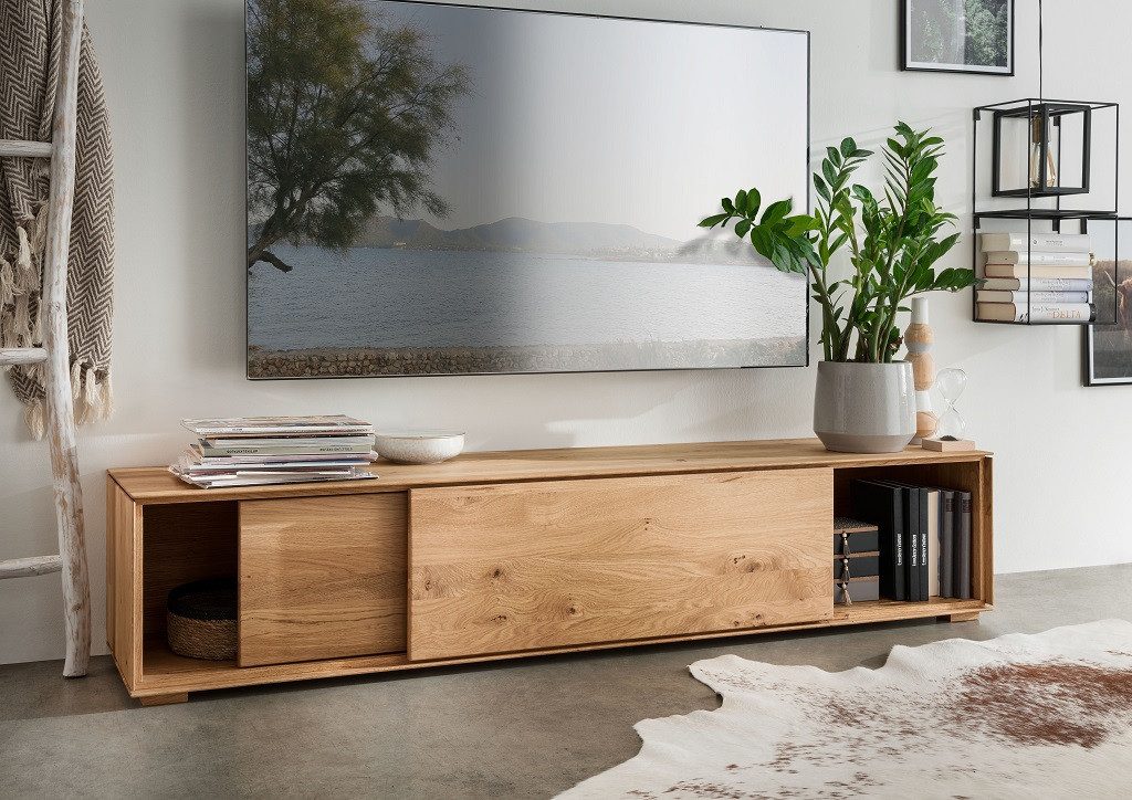 Main Möbel TV-Schrank TV Element hängend oder stehend 170cm 'Prag' Wildeiche geölt
