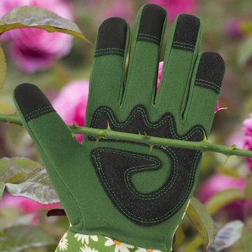 Coonoor Gartenhandschuhe Handschuhe für Garten, Antirutschbeschichtung Arbeitshandschuhe