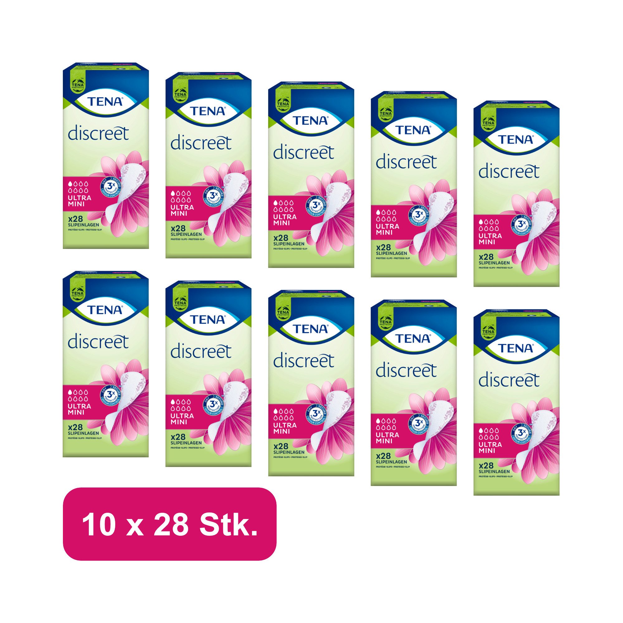TENA Inkontinenz-Einlage TENA - Discreet - Ultra Mini, 280-St.
