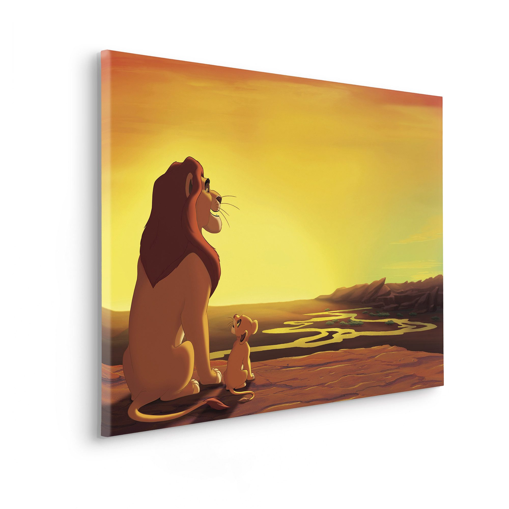 Komar Leinwandbild Disney The Lion King Your Kingdom, Disney (Set, 1 St), 90 x 60 cm (Breite x Höhe) - Kinderzimmer, Dekoration