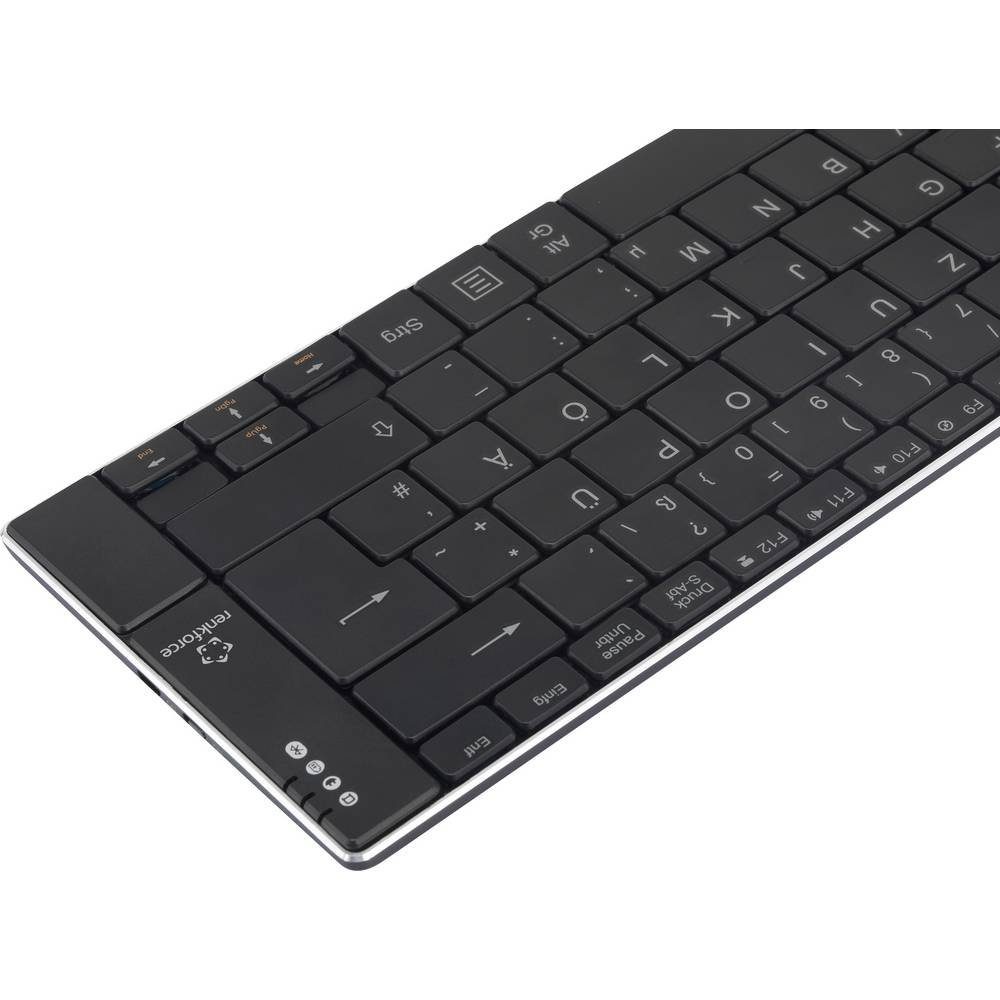 Renkforce Bluetooth®-Tastatur "Slim" RF-4749657 Tastatur (Wiederaufladbar) – Bild 5 von 5