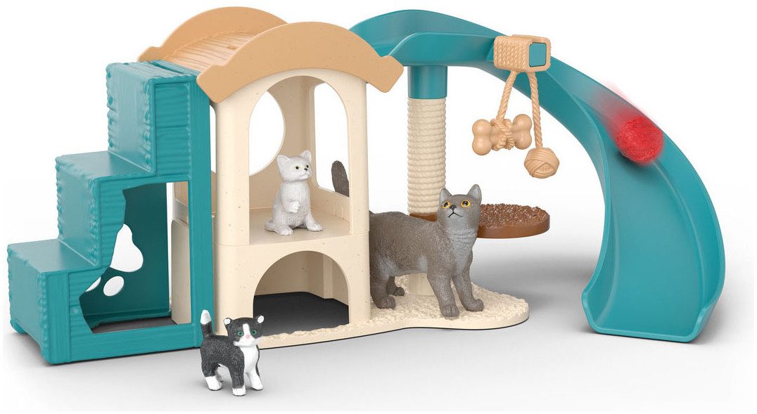 Schleich® Spielwelt FARM WORLD, Spielspaß für Katzen (42764), (12-tlg)