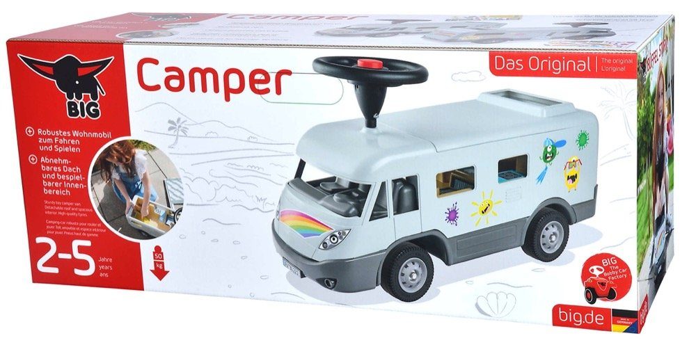 BIG Rutscherauto BIG Outdoor Spielzeug Fahrzeug Bobby Camper Wohnmobil 800055325