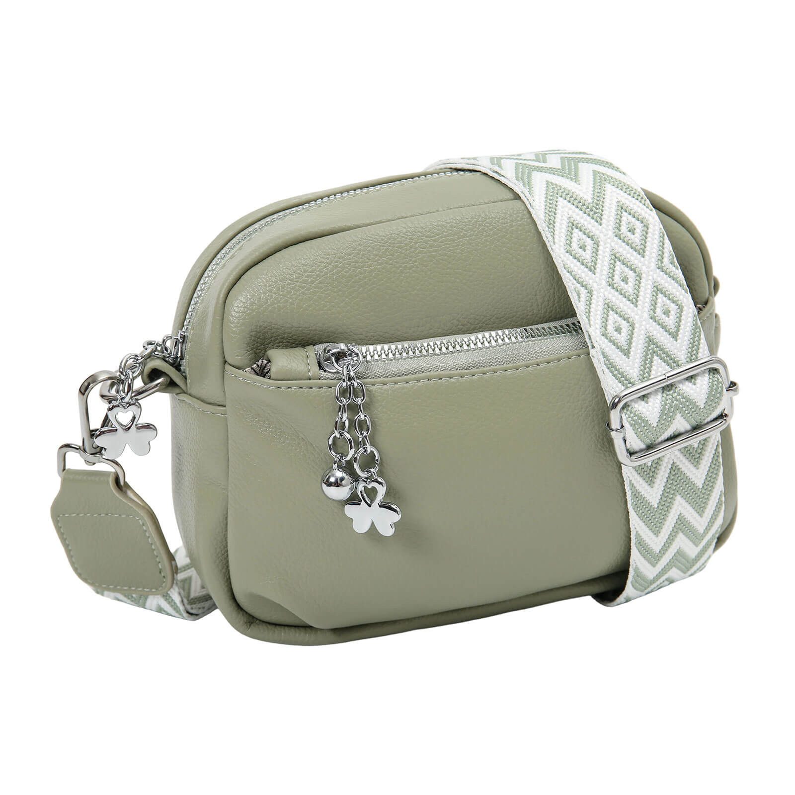Leoberg Umhängetasche 315000, Clutch Bag Umhängetasche Schultertasche mit verstellbaren Gurt