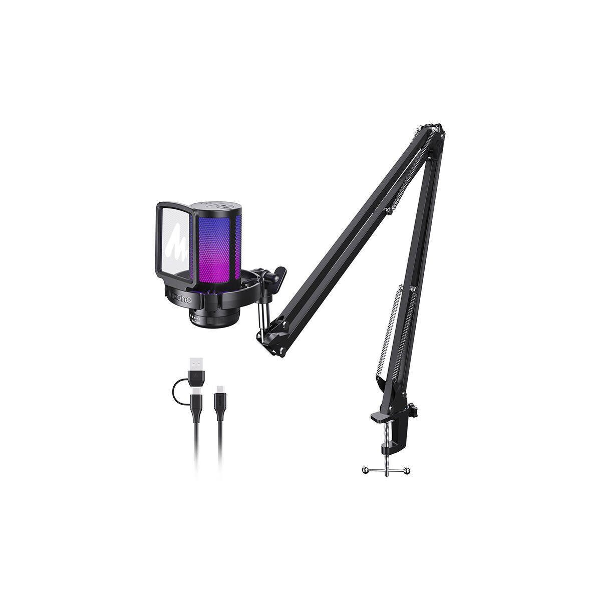 Maono Streaming-Mikrofon Maono DGM20S USB Mikrofon für Streaming & Gaming