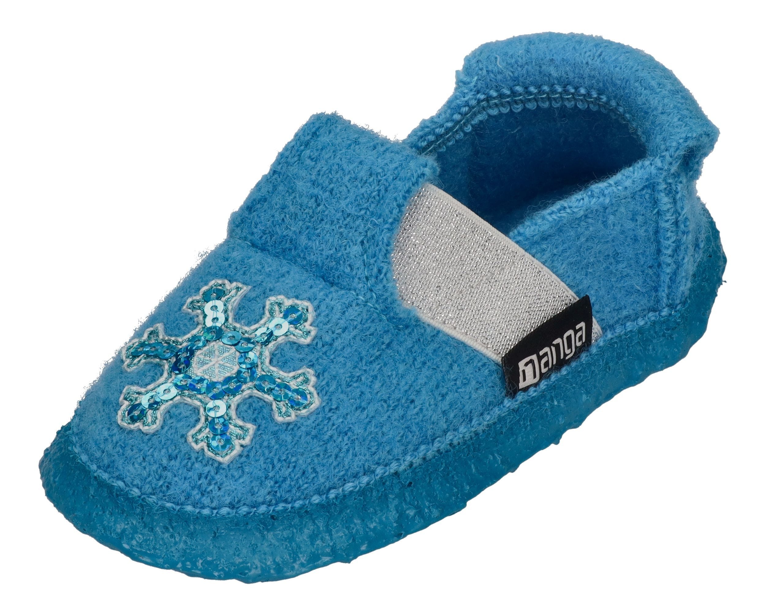 NANGA SNOWFLAKE Hausschuh Türkis