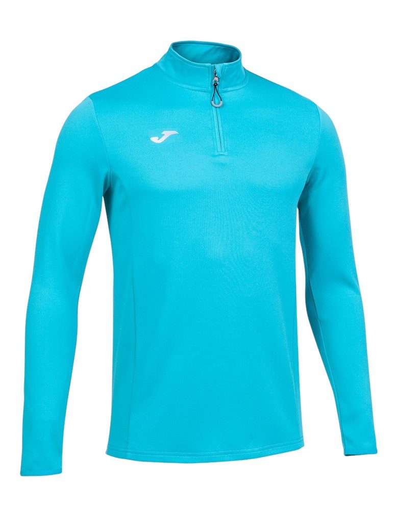 Joma Sweatshirt Pullover Running Night (Half-Zip) türkis Herren