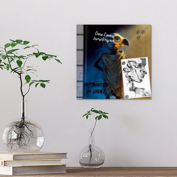 DEQORI Magnettafel 'Dobby der Hauself (HP)', Whiteboard Pinnwand beschreibbar