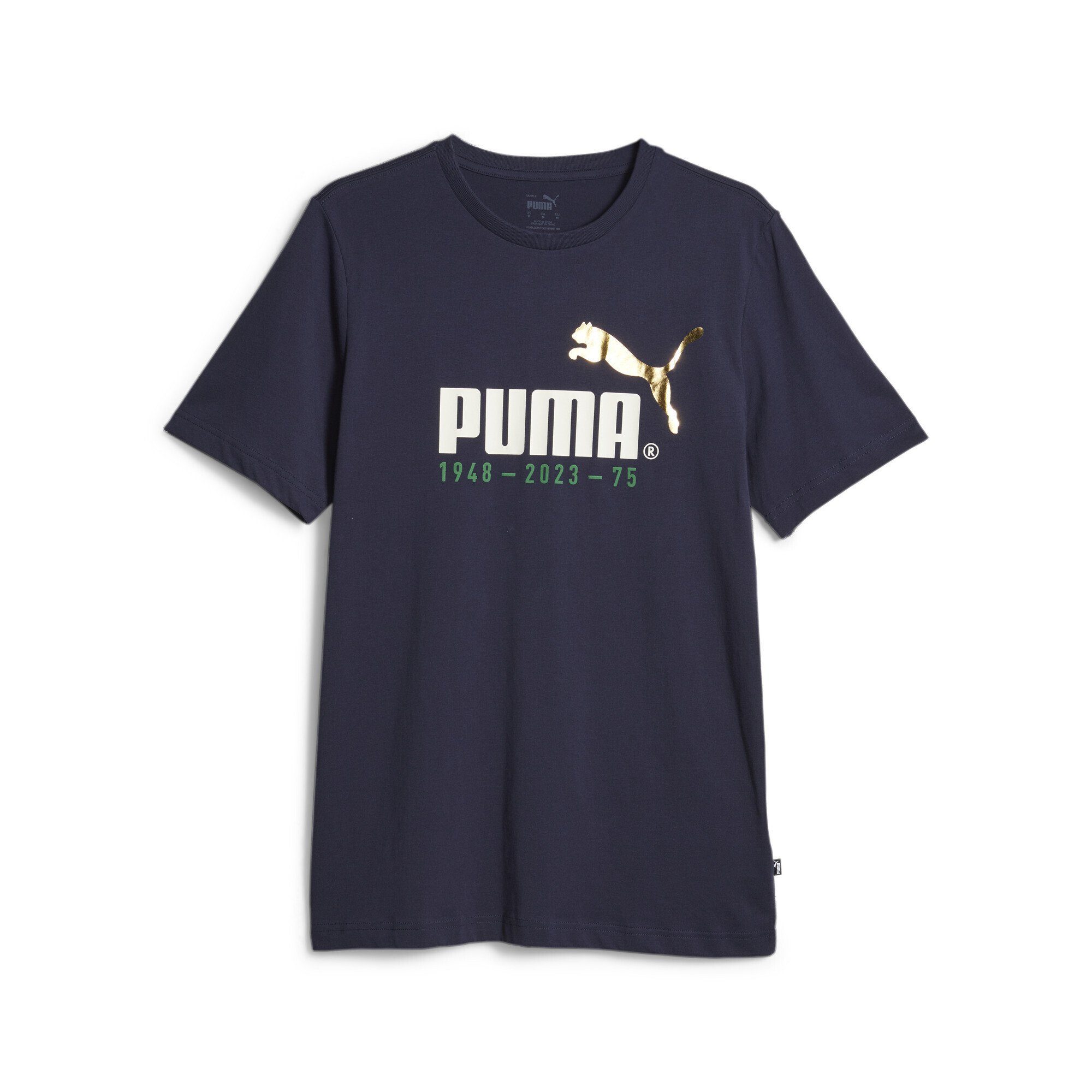 PUMA T-Shirt No. 1 Logo Celebration T-Shirt Herren Navy Blue