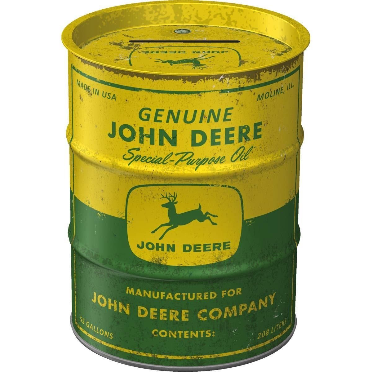 Nostalgic-Art Spardose Spardose Sparbüchse Sparschwein - John Deere Special Purpose Oil
