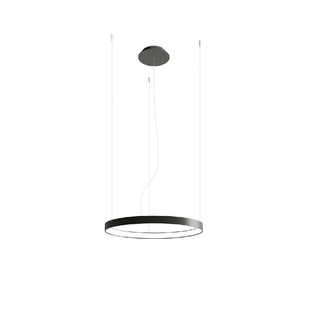 SOLLUX lighting LED Pendelleuchte, LED-Leuchtmittel fest verbaut, Neutralweiß, Pendellampe Hängeleuchte Designlampe Esszimmerleuchte schwarz LED