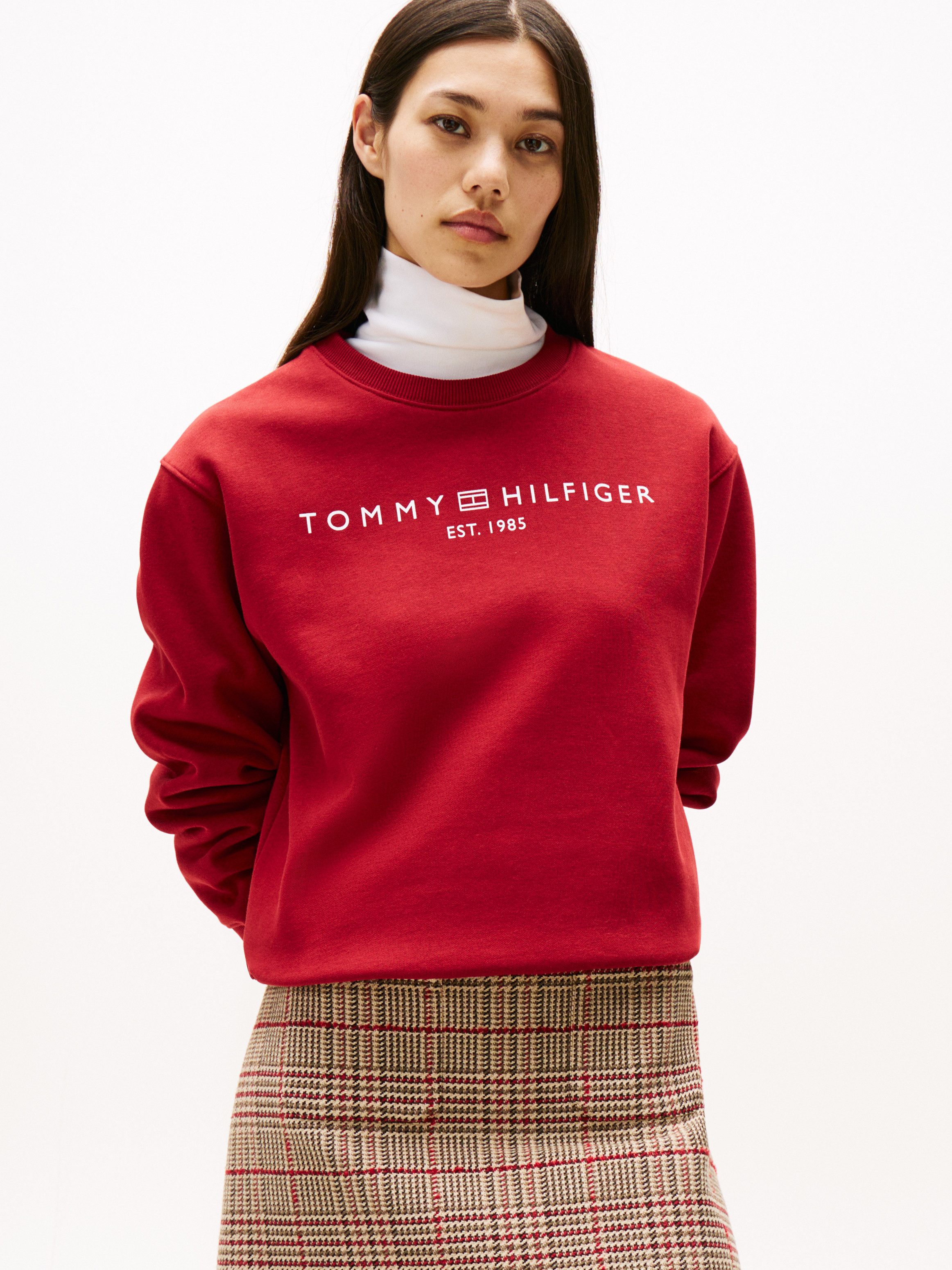 Tommy Hilfiger Sweatshirt MDRN REG CORP LOGO C-NK SWTSHRT mit Logoschriftzu günstig online kaufen