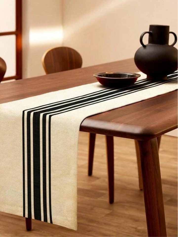Nova Home Tischläufer Premium Tischdecke abwaschbar, Tischband, moderne  Leinen Tischdecke, Tischtuch, Juteband, Gartentischdecke, Tafeltuch,  Premium Qualität durch hochwertige Materialien