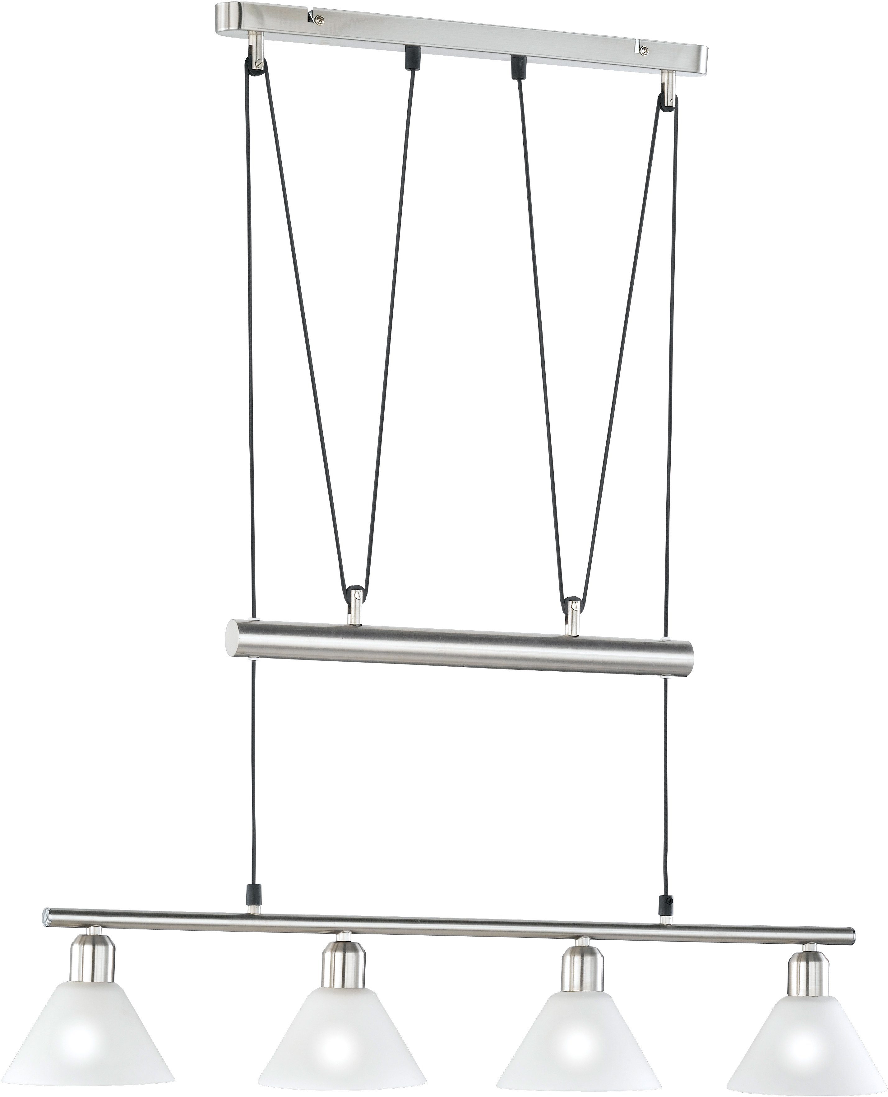 TRIO Leuchten Pendelleuchte Stamina, Seilzugmechanismus, ohne Leuchtmittel, günstig online kaufen