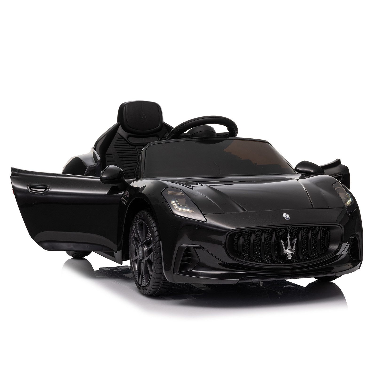 VINGLI Elektro-Kinderauto Maserati Gran Turismo Folgore, Elektrofahrzeug ab 3 Jahren, 2,4GHz Fernsteuerung, 12V, Dual-Motor, 2 Fahrmodi, …
