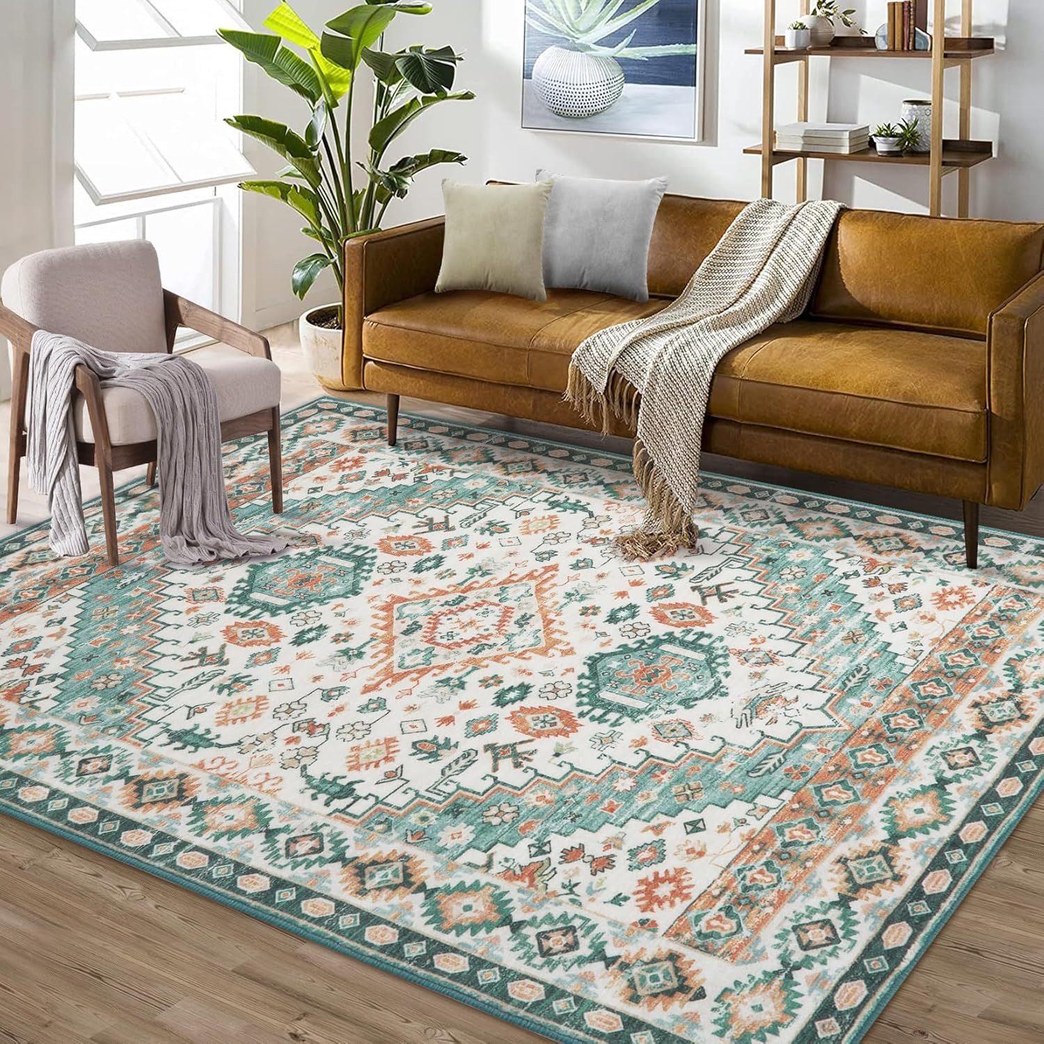 GarveeMore Orientteppich, rechteckig,Höhe:7mm,1400GSM,Weich,Pflegeleicht,ma günstig online kaufen