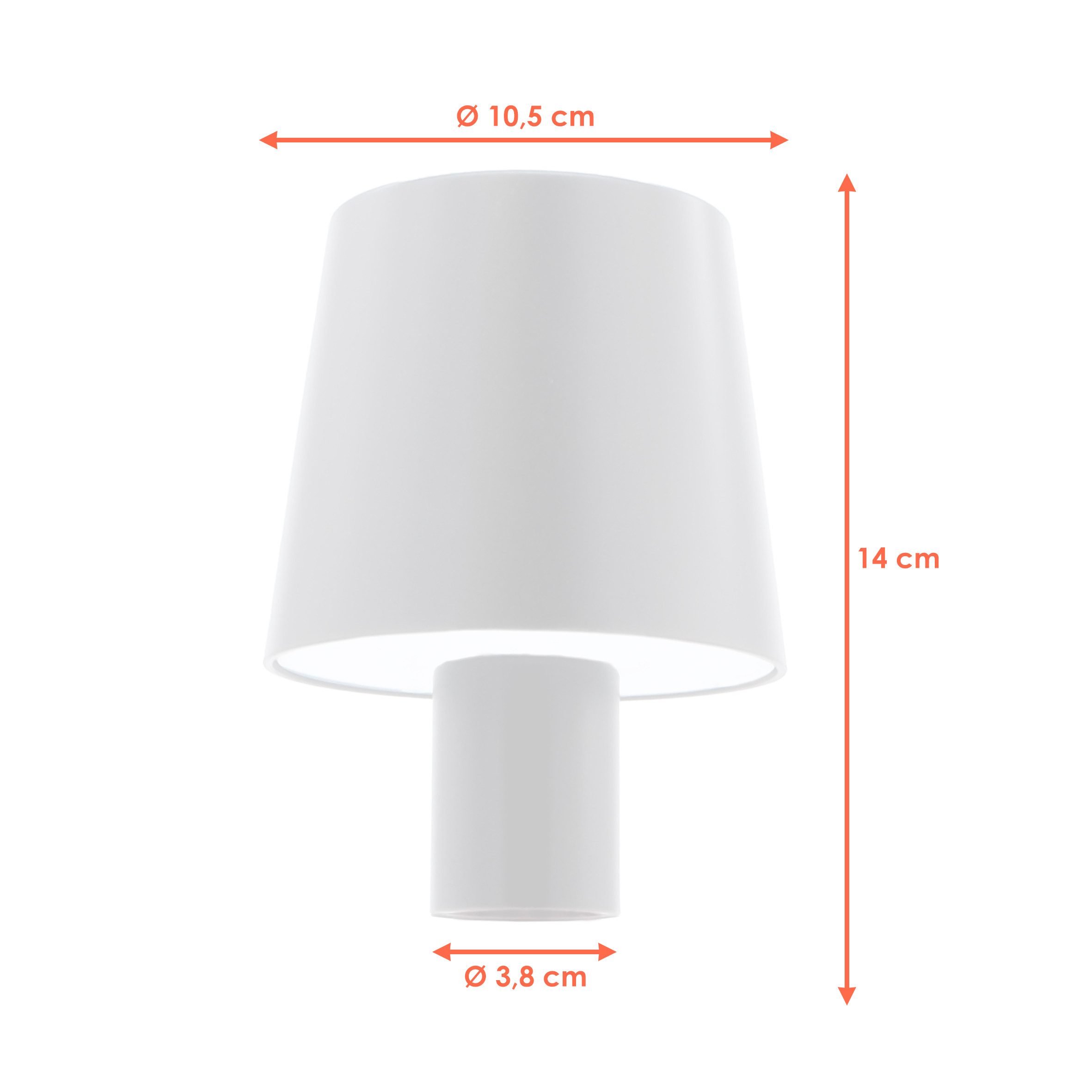 Spetebo LED Tischleuchte Akku Touch Flaschenleuchte günstig online kaufen