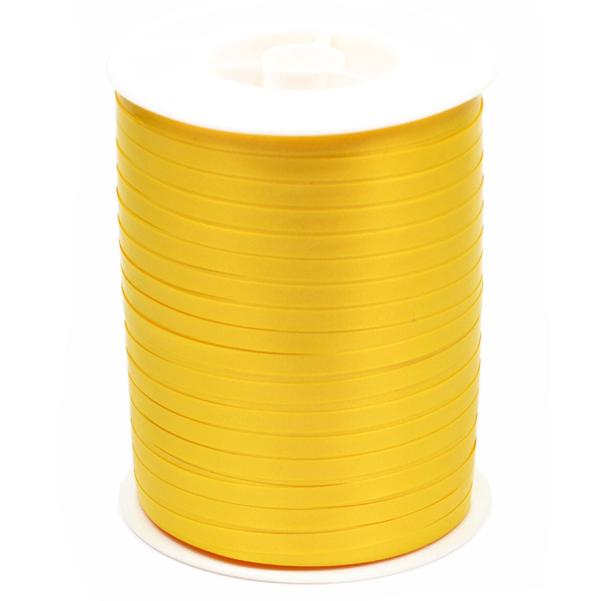 Star Geschenkband, Geschenkband Ringelband 5mm x 500m Rolle Gelb